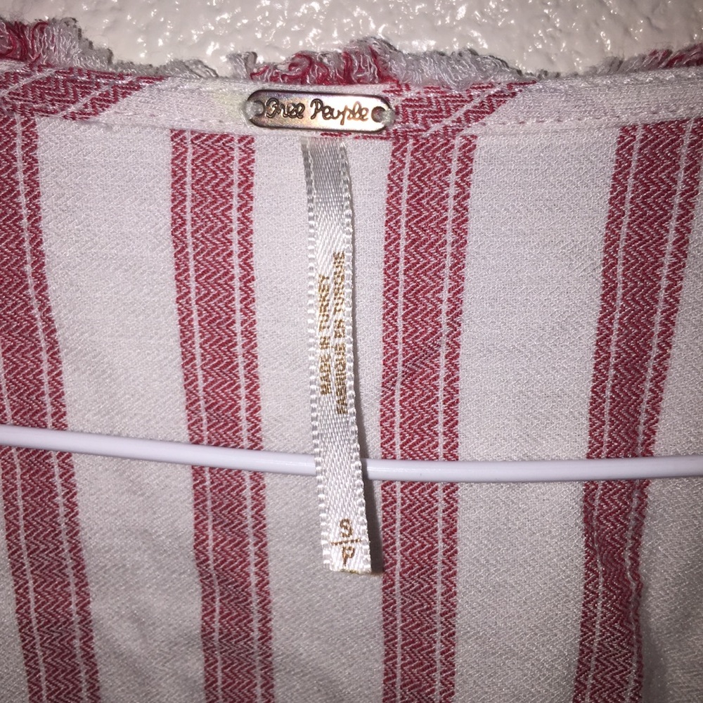 SOLD Free People Striped Wrap Dress - Picture 4 of 5